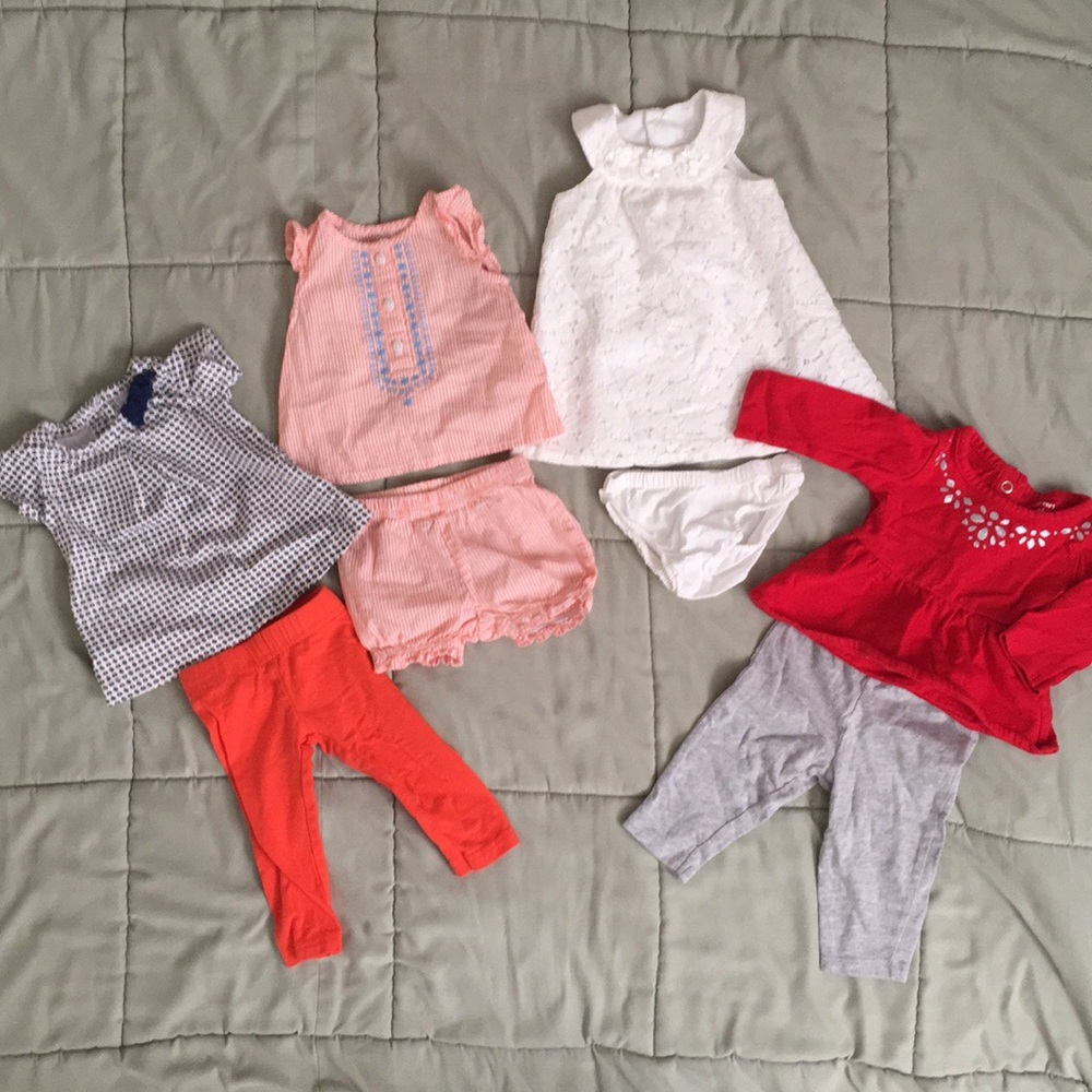 Carters & Nordstrom baby EUC outfit bundle
